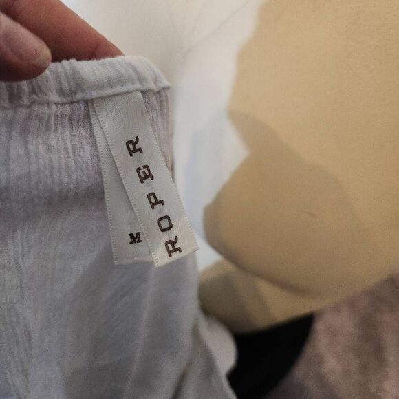 Women's Roper Western Style Smocked Waist Top Size Medium - Picture 4 of 5